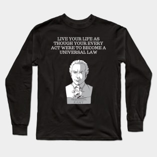 Kant quote Long Sleeve T-Shirt